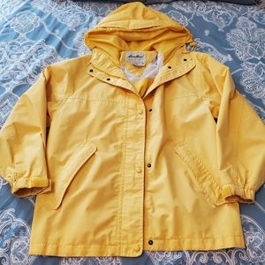 Eddie Bauer Yellow Raincoat